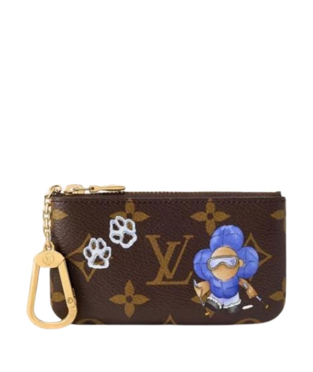 LOUIS VUITTON Коричневая ключница, фото 1
