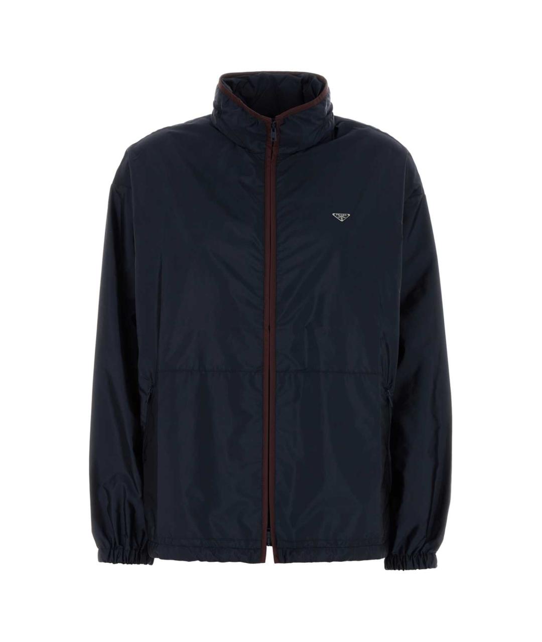 PRADA Синяя полиамидовая куртка, фото 1