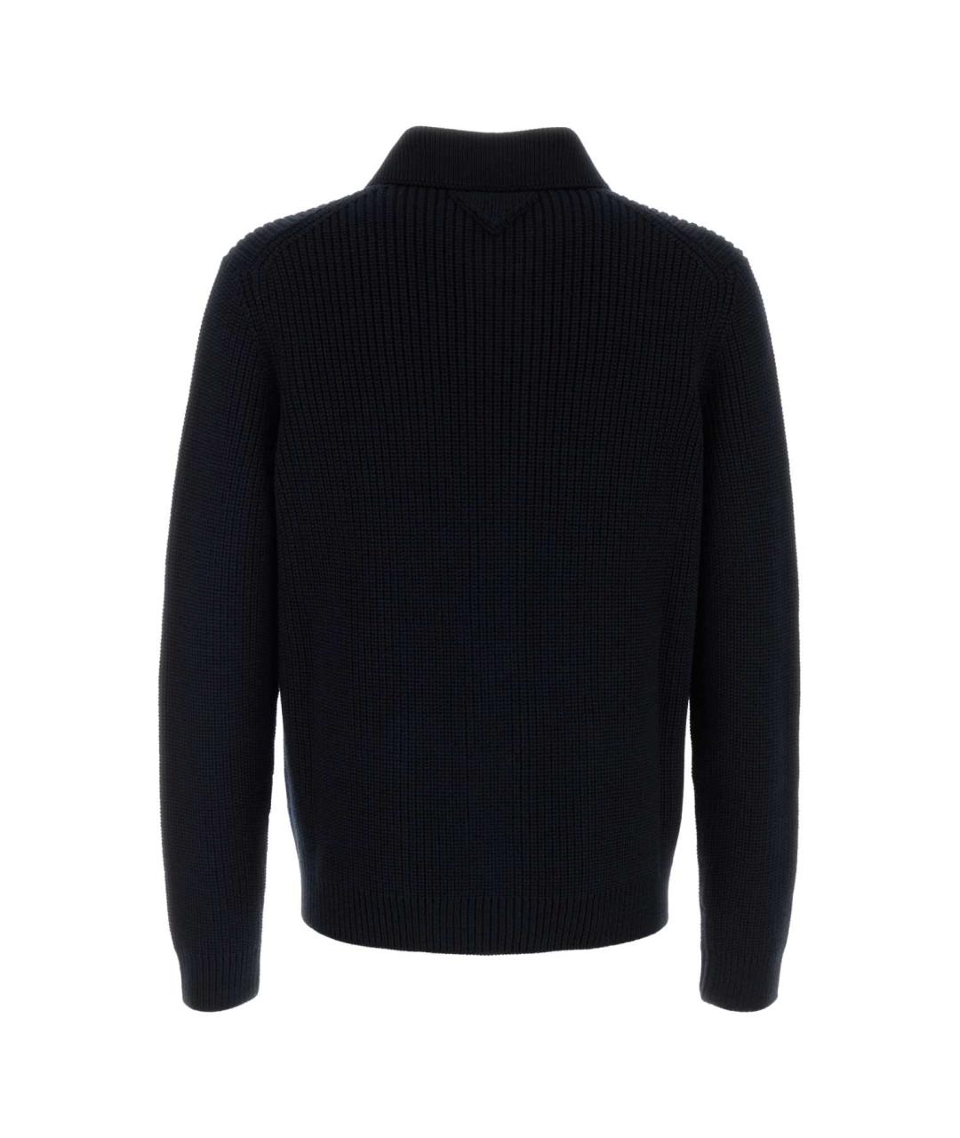 PRADA Синий шерстяной кардиган, фото 2