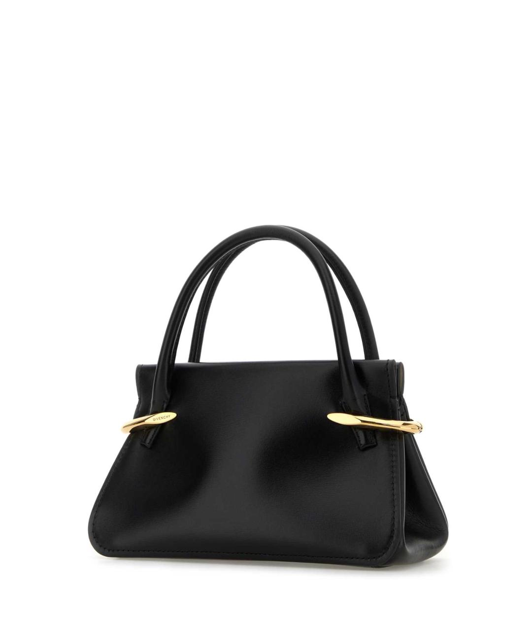 GIVENCHY Черная кожаная сумка тоут, фото 2