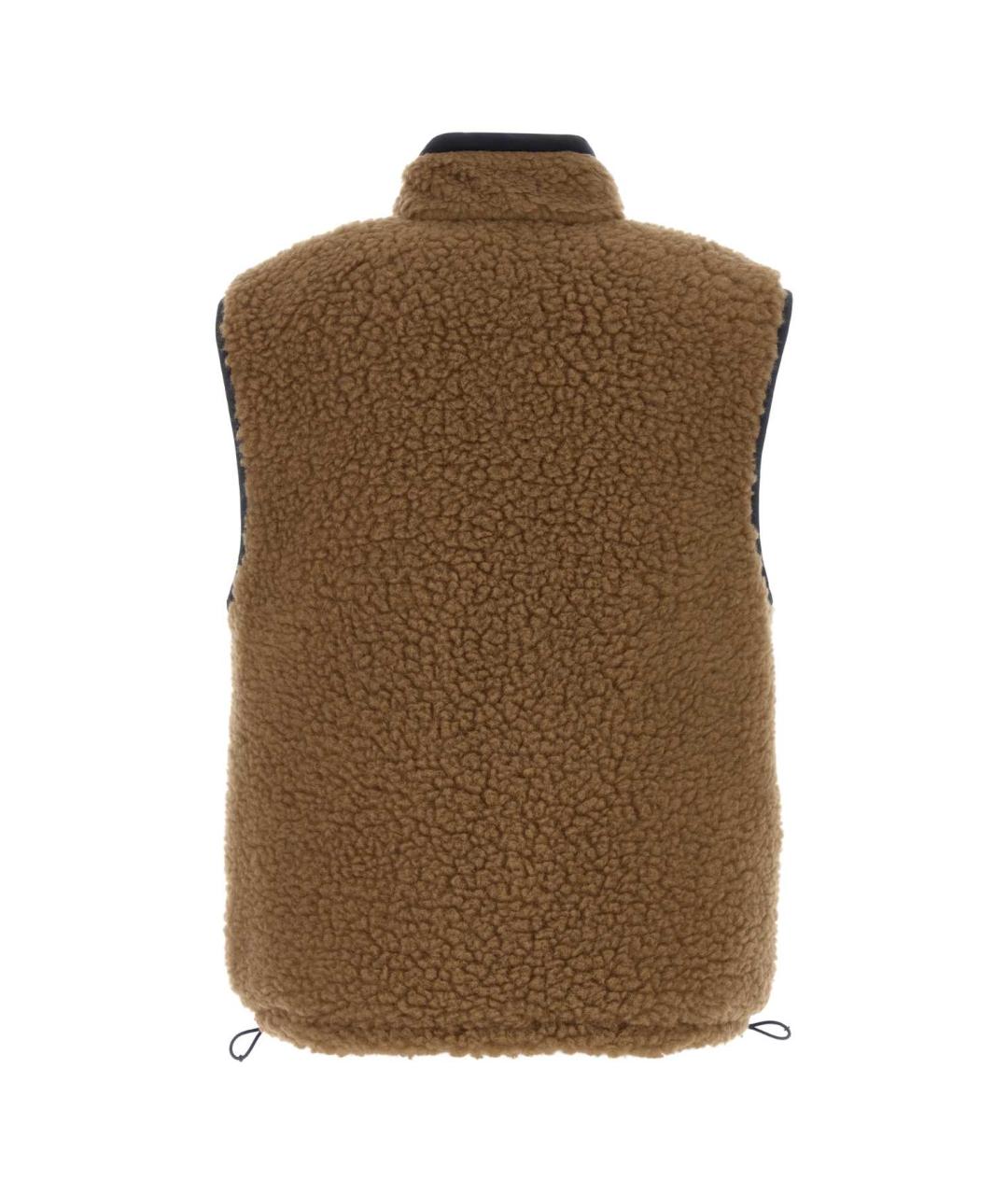 MIU MIU Коричневый шерстяной жилет, фото 2