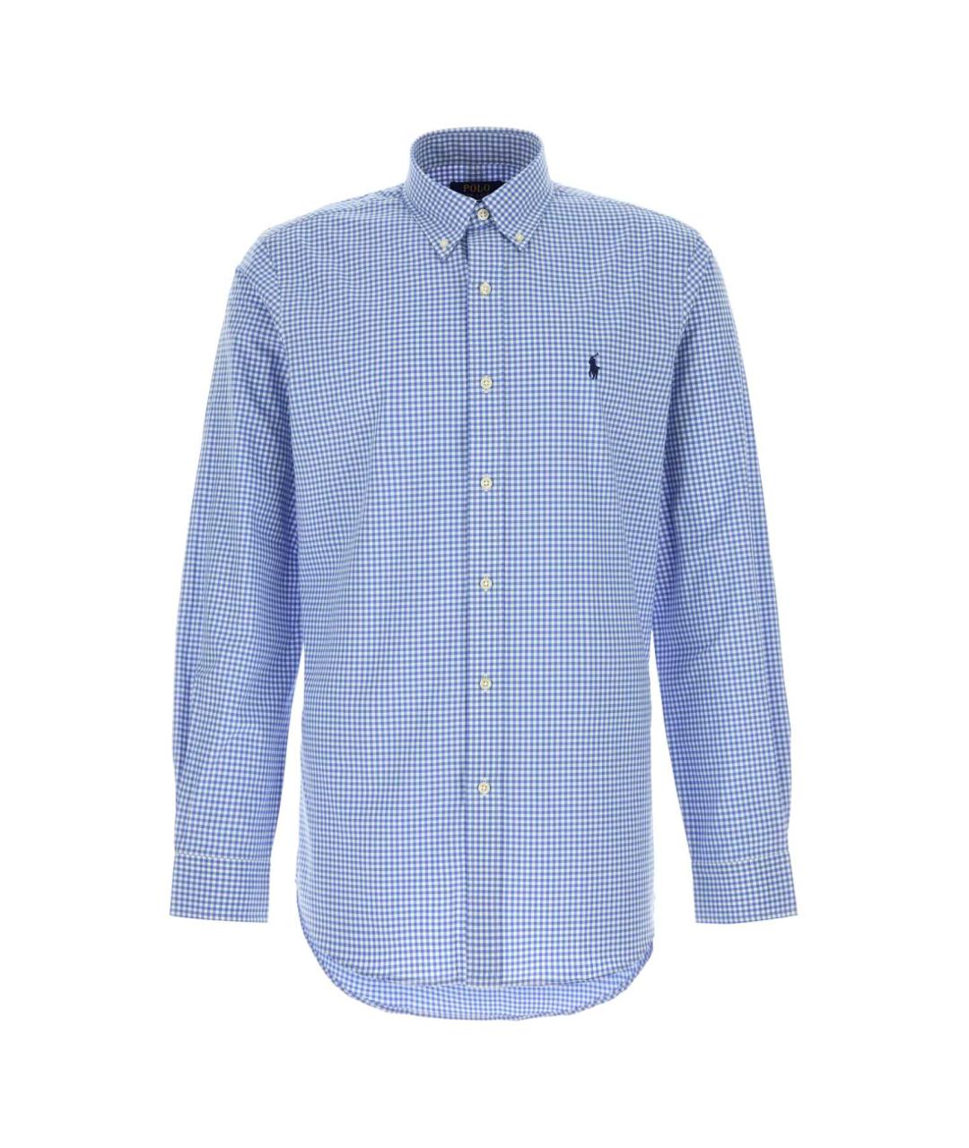 POLO RALPH LAUREN Синяя хлопковая кэжуал рубашка, фото 1