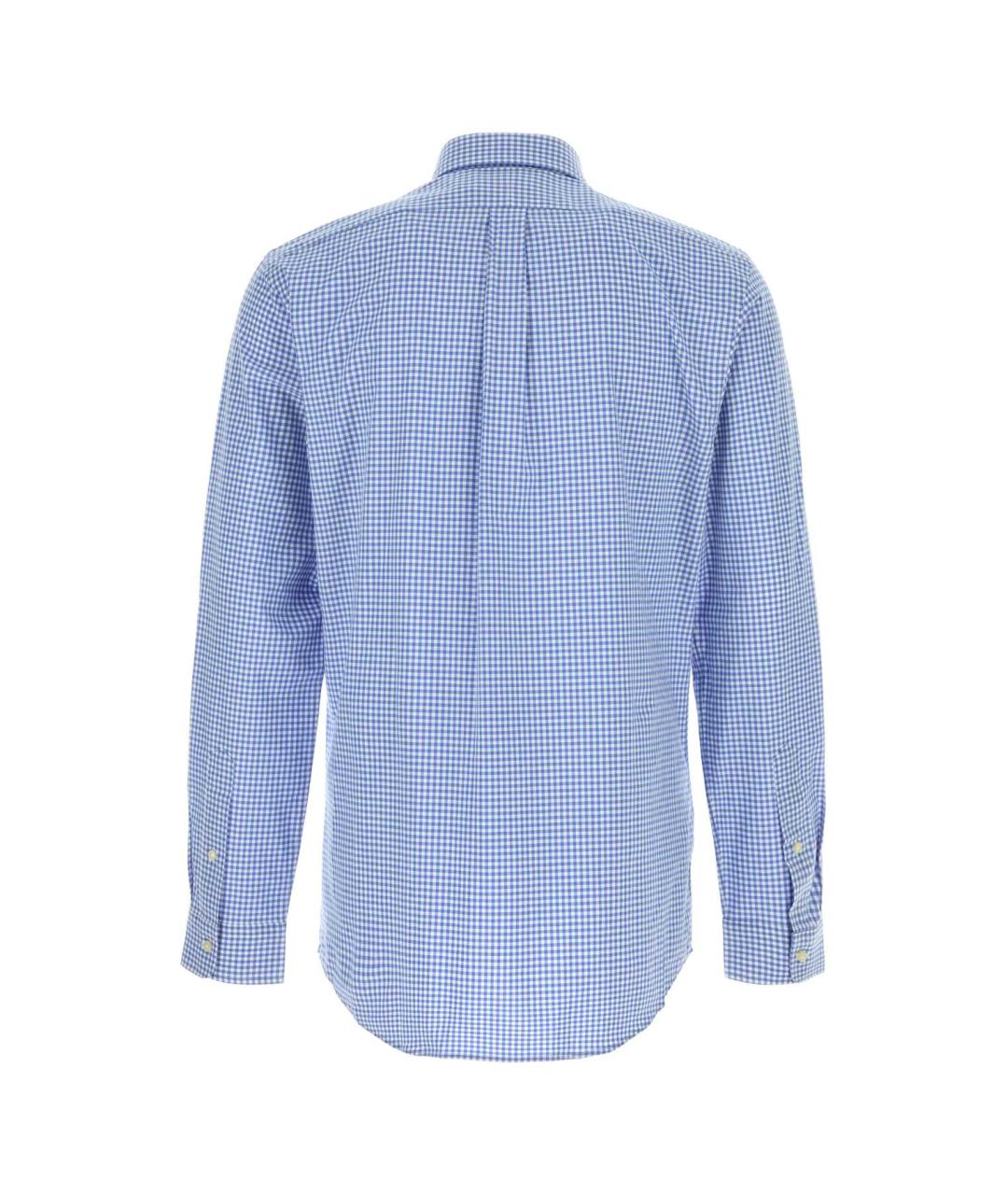 POLO RALPH LAUREN Синяя хлопковая кэжуал рубашка, фото 2