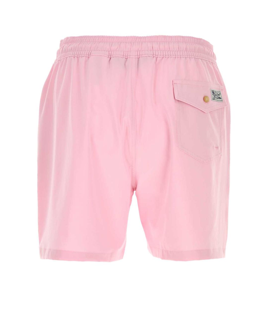 POLO RALPH LAUREN Розовые полиэстеровые плавки, фото 2