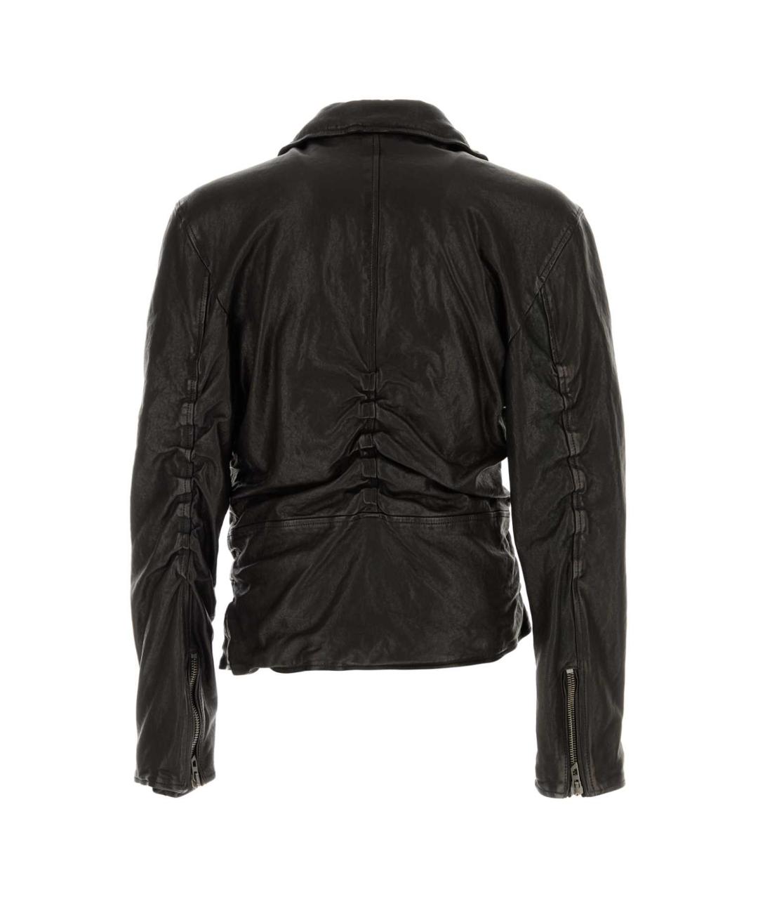 DIESEL Черная кожаная куртка, фото 2