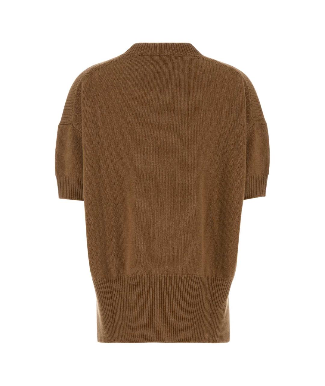 JIL SANDER Бежевый кашемировый джемпер / свитер, фото 2