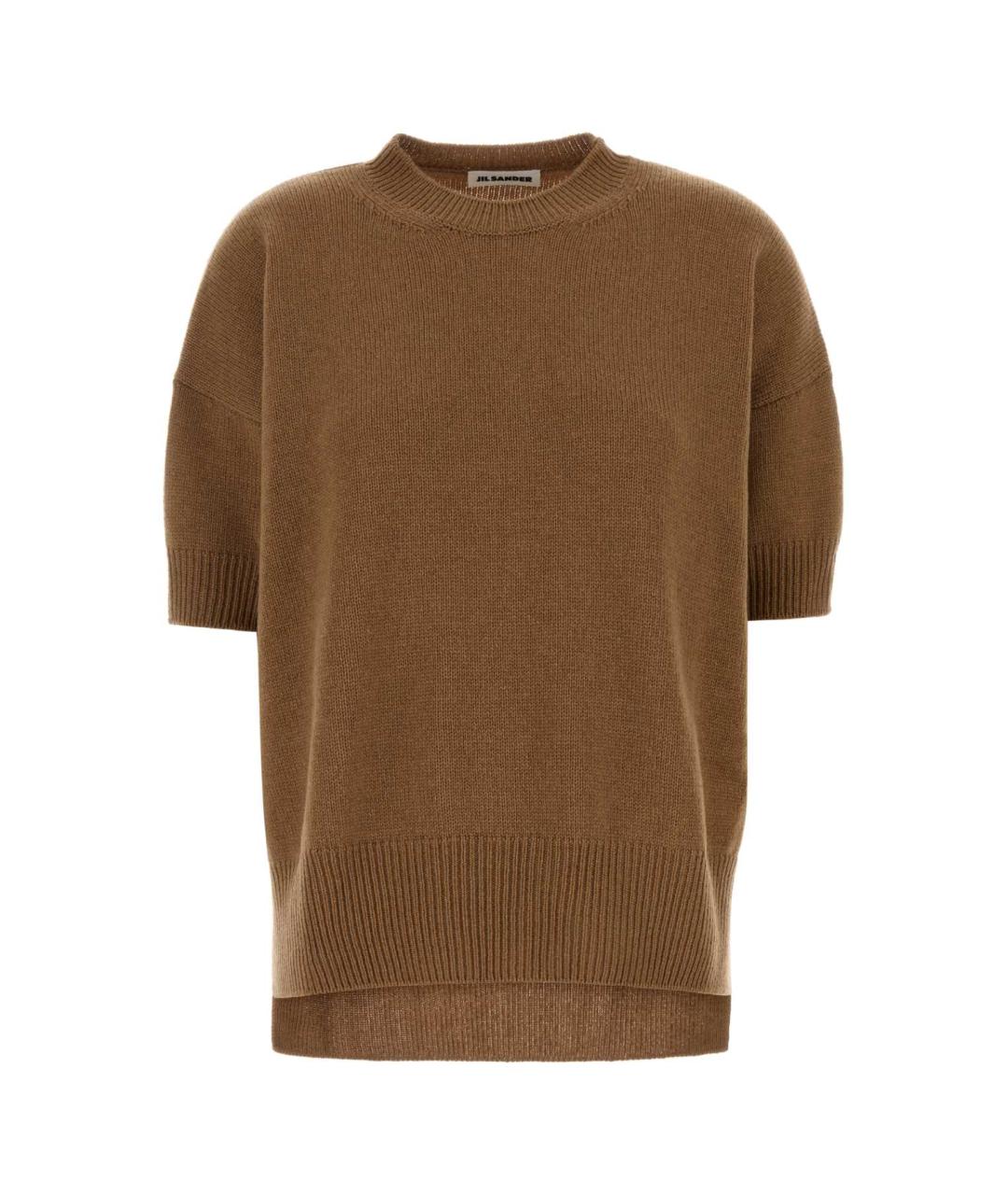 JIL SANDER Бежевый кашемировый джемпер / свитер, фото 1