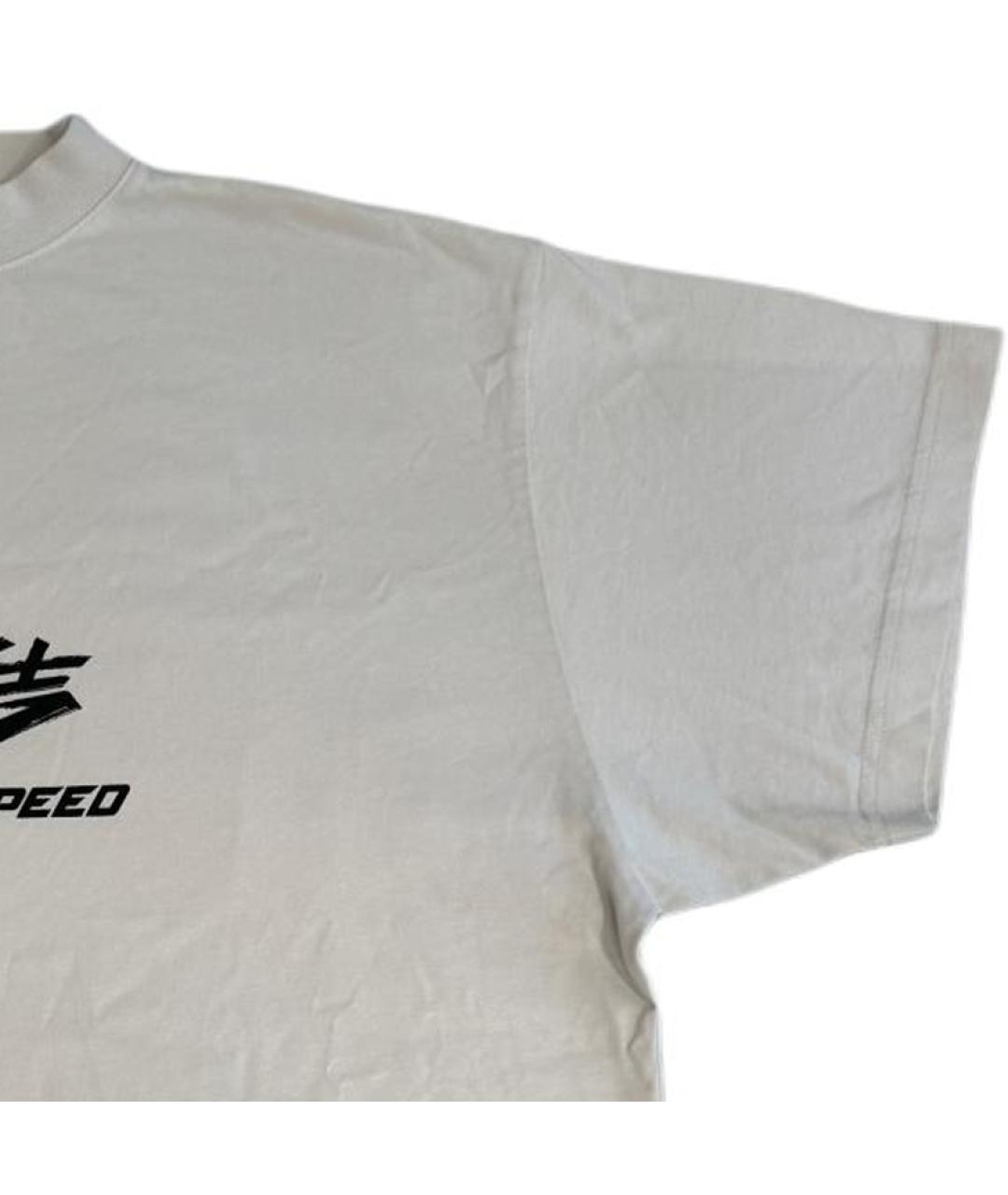 BALENCIAGA Белая футболка, фото 5