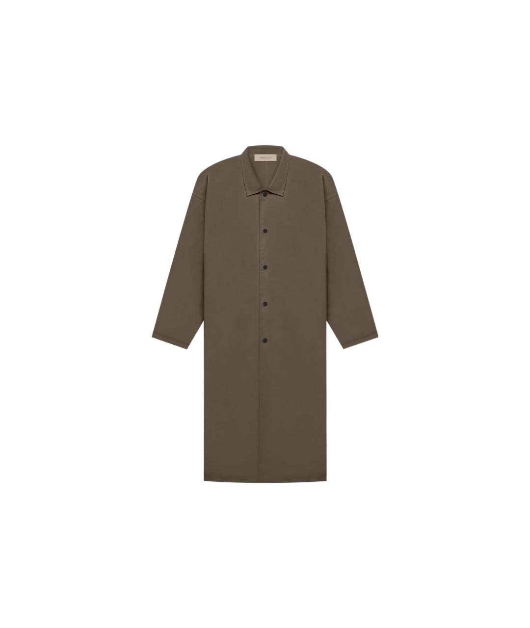 FEAR OF GOD ESSENTIALS Коричневое пальто, фото 1