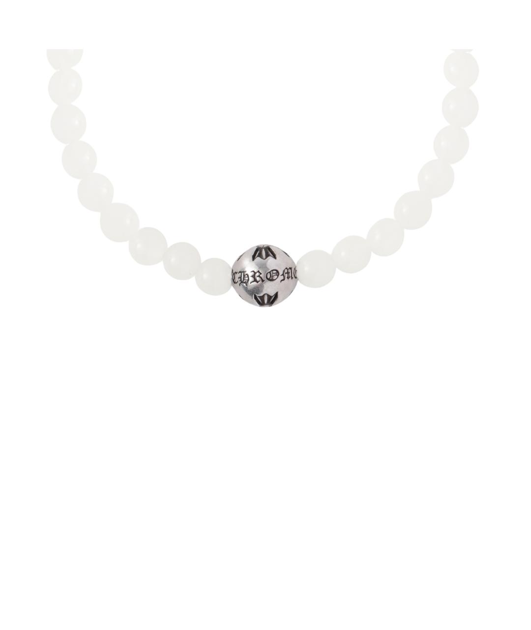 CHROME HEARTS Белый серебряный браслет, фото 3