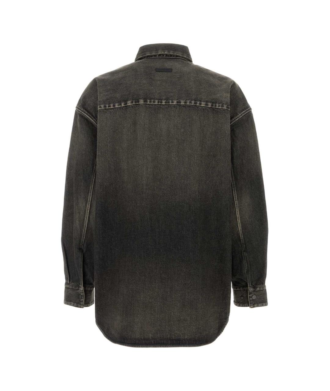 FEAR OF GOD Черная хлопковая кэжуал рубашка, фото 2