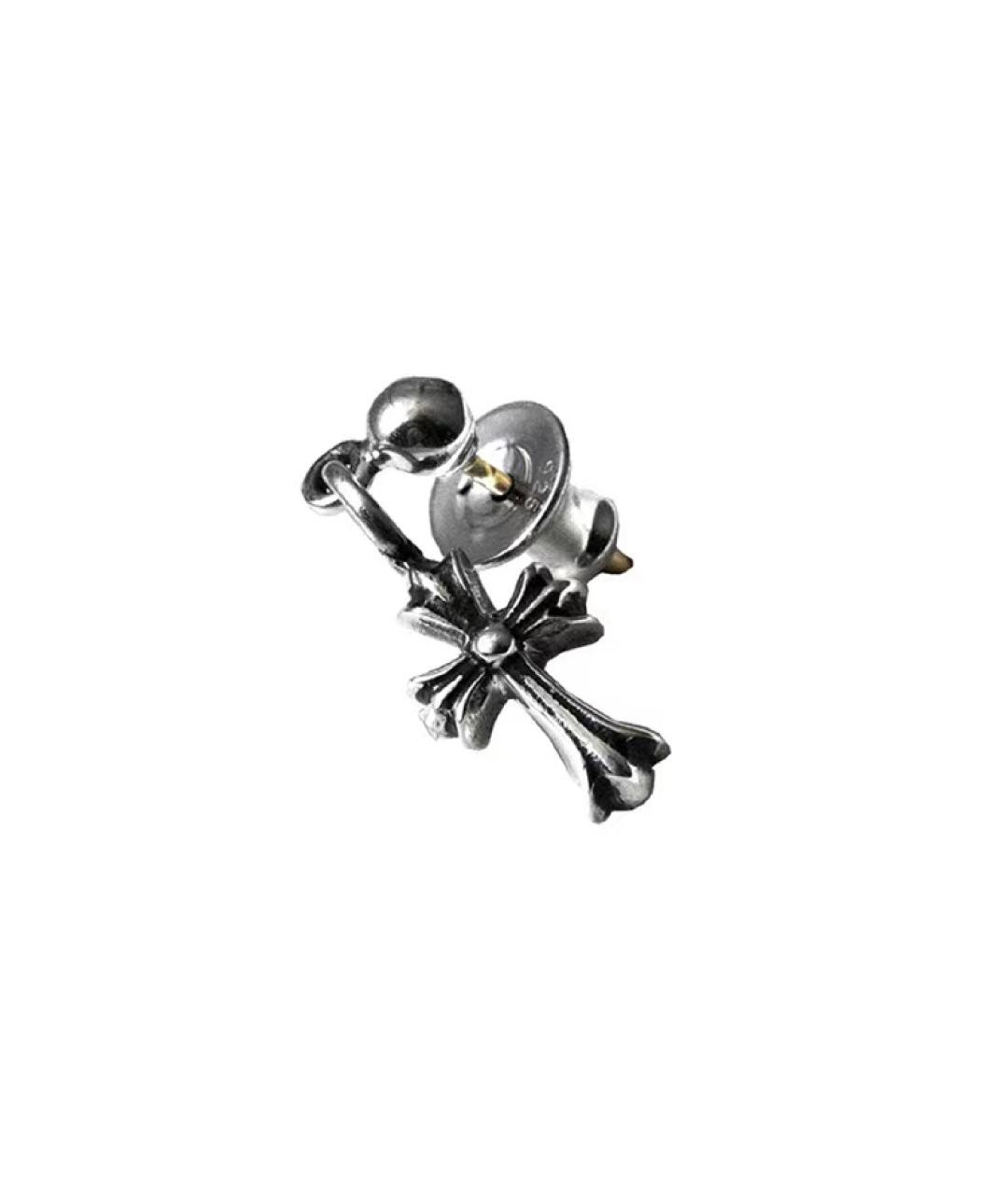 CHROME HEARTS Серебряные серьги, фото 2