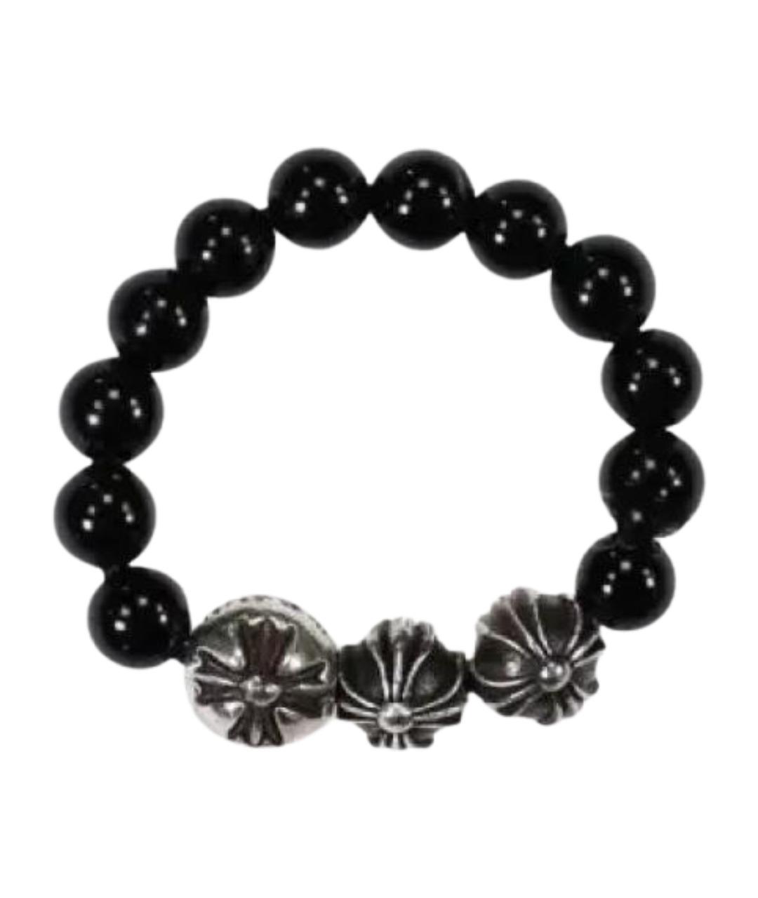 CHROME HEARTS Черное серебряное кольцо, фото 1