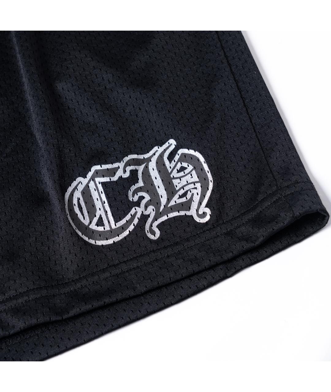 CHROME HEARTS Черные хлопковые шорты, фото 4