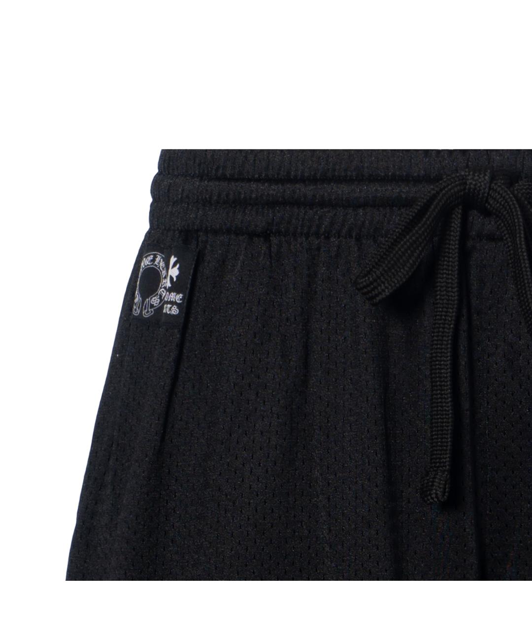 CHROME HEARTS Черные хлопковые шорты, фото 3