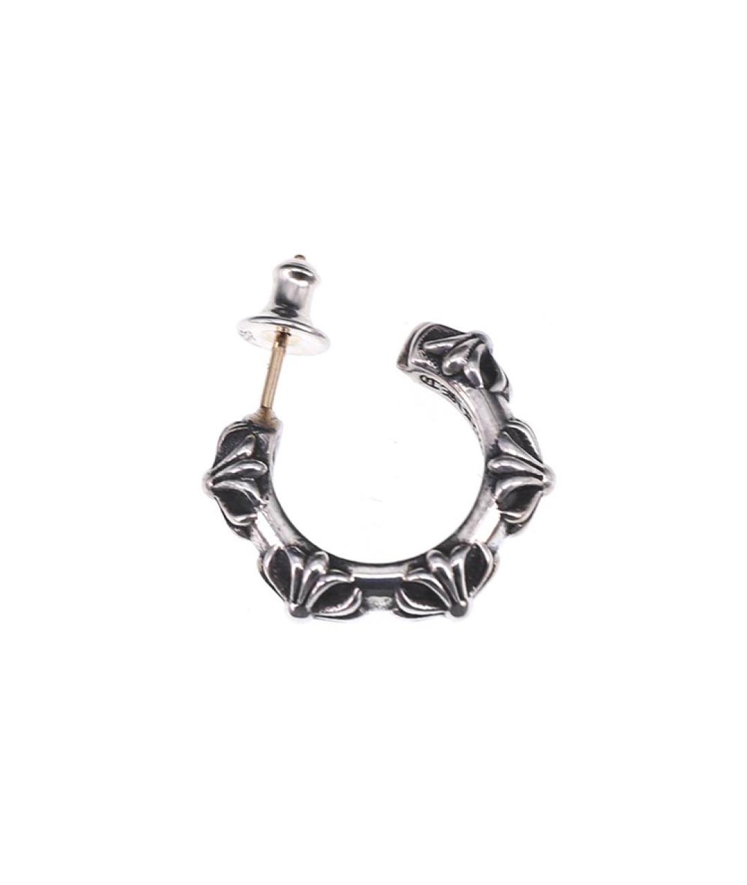 CHROME HEARTS Серебряные серебряные серьги, фото 1