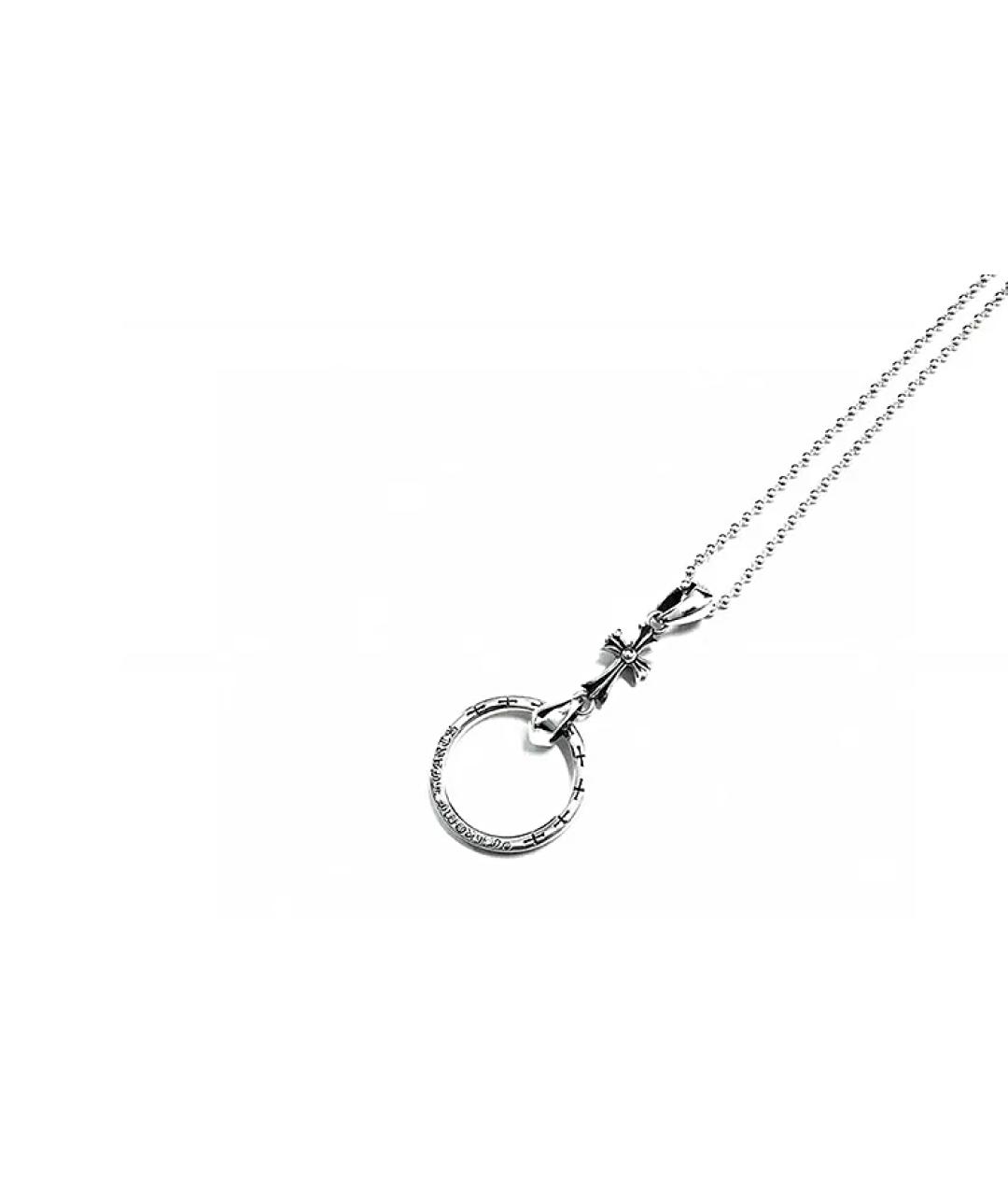 CHROME HEARTS Серебряное серебряное колье, фото 2