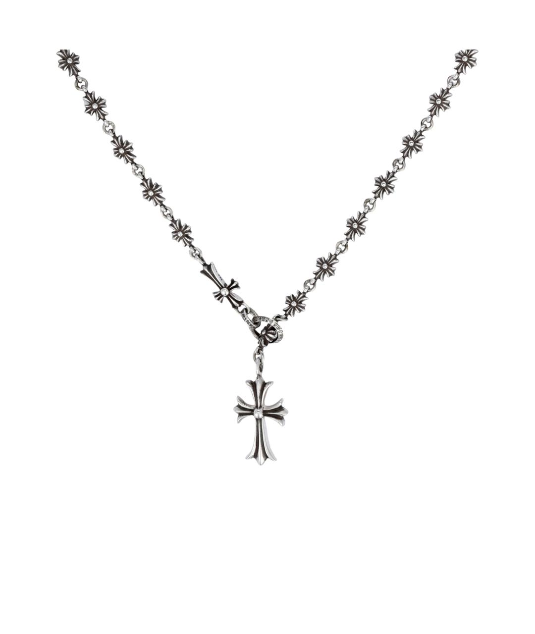 CHROME HEARTS Серебряное серебряное колье, фото 1