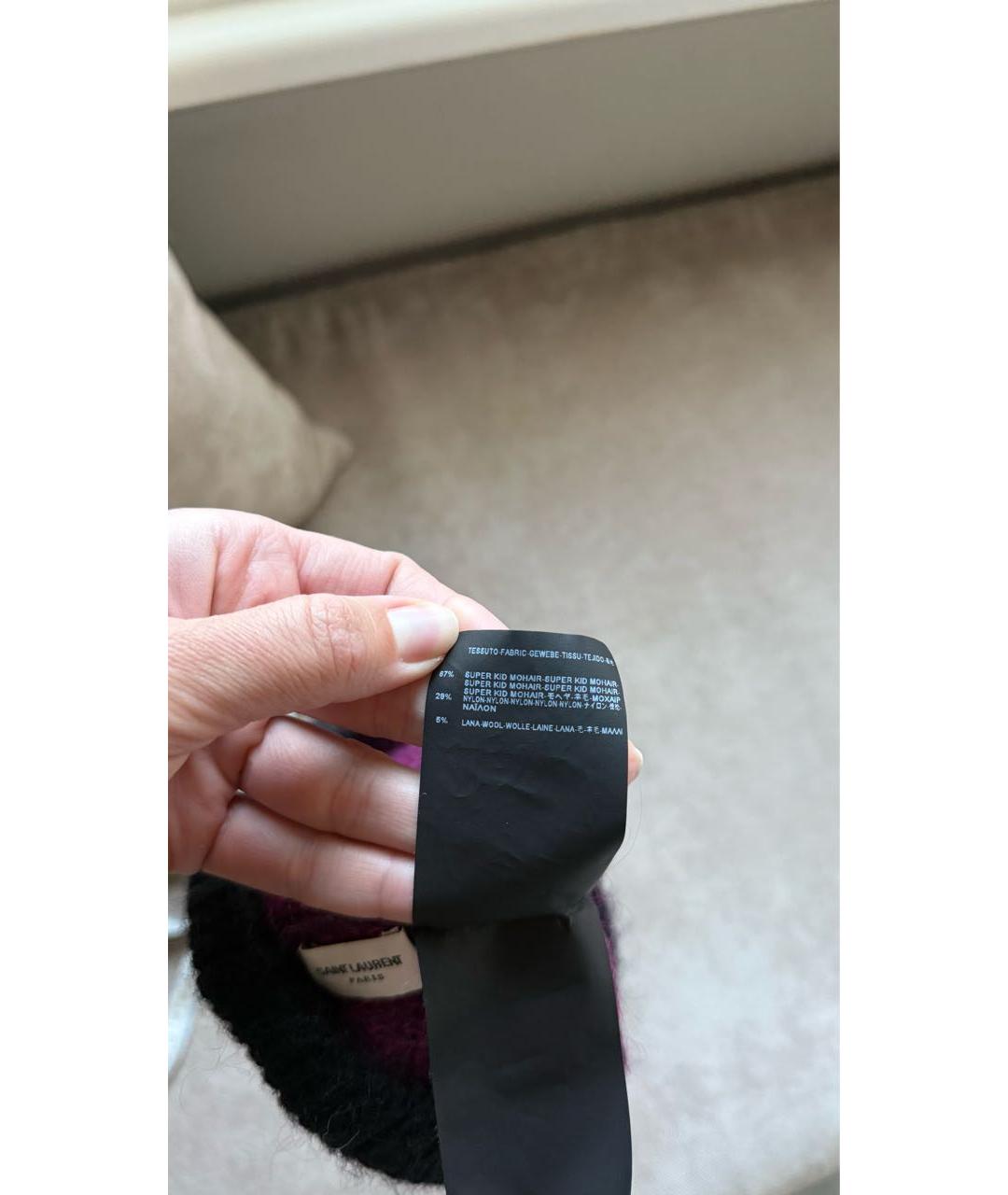 SAINT LAURENT Мульти шапка, фото 3