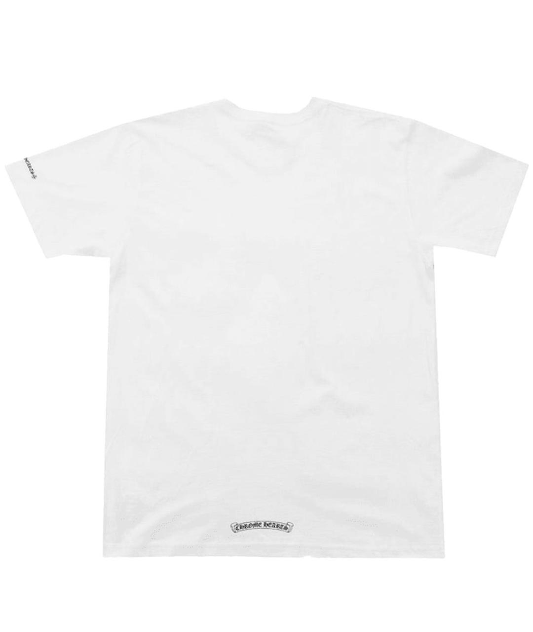 CHROME HEARTS Белая хлопковая футболка, фото 2