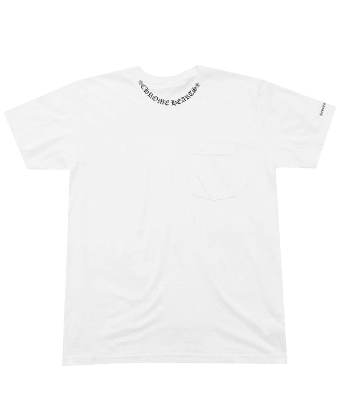 CHROME HEARTS Белая хлопковая футболка, фото 1