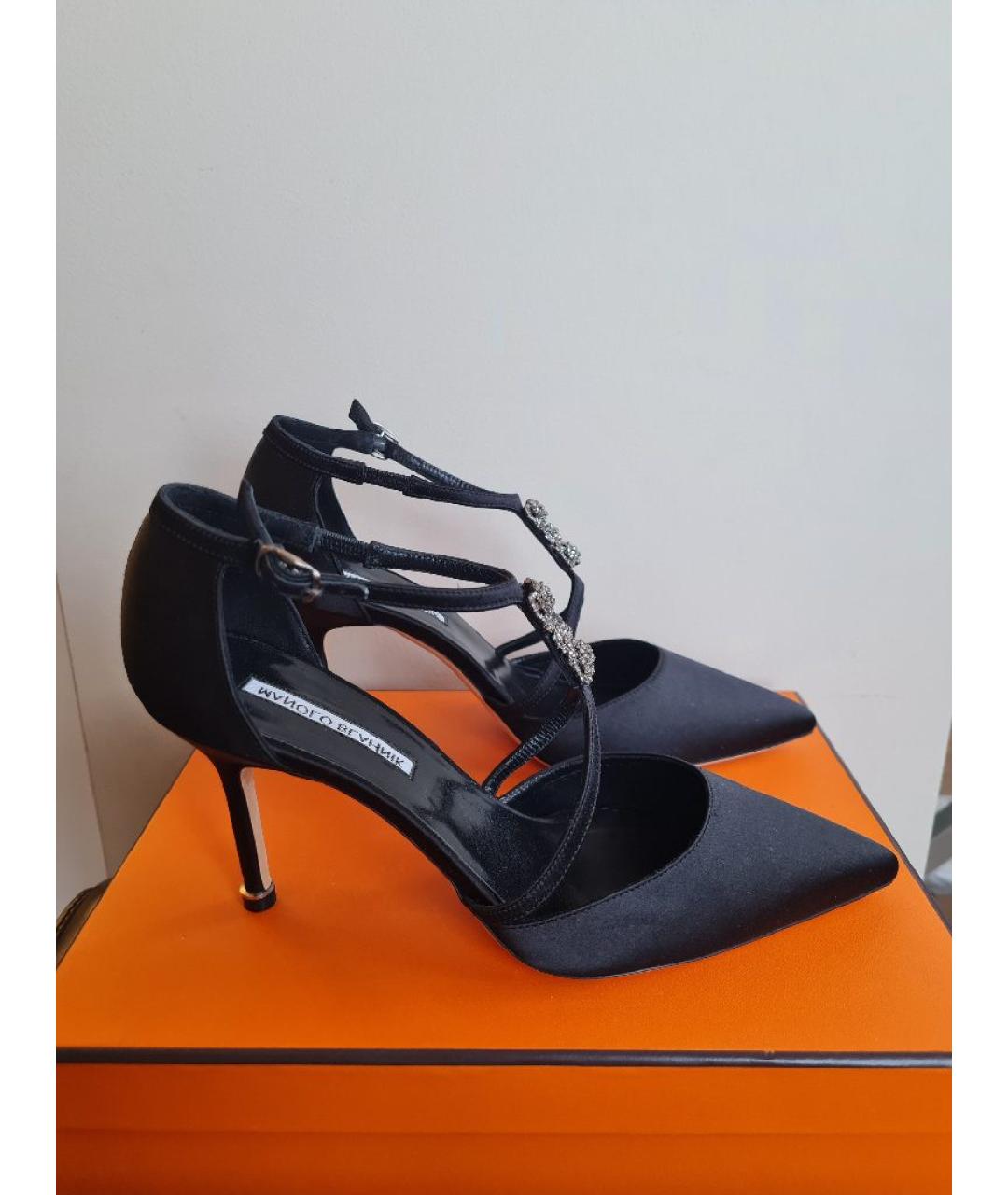 MANOLO BLAHNIK Черные туфли, фото 10