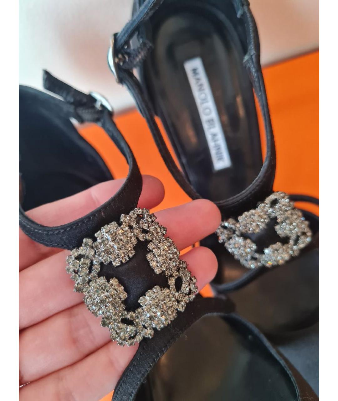 MANOLO BLAHNIK Черные туфли, фото 6