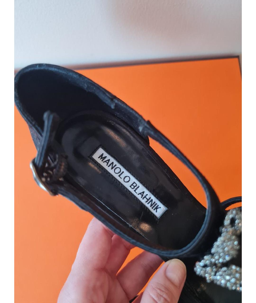MANOLO BLAHNIK Черные туфли, фото 8
