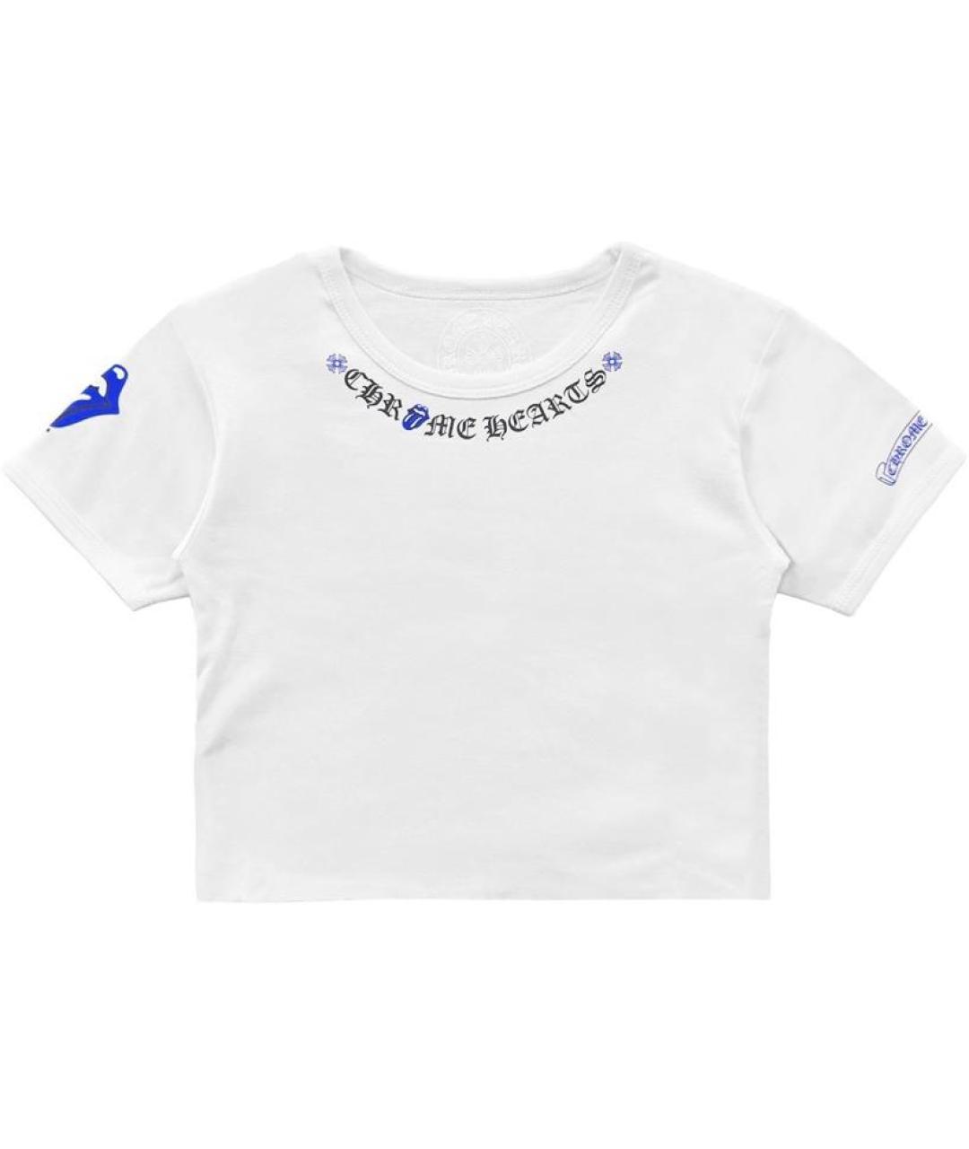 CHROME HEARTS Белая хлопковая футболка, фото 1