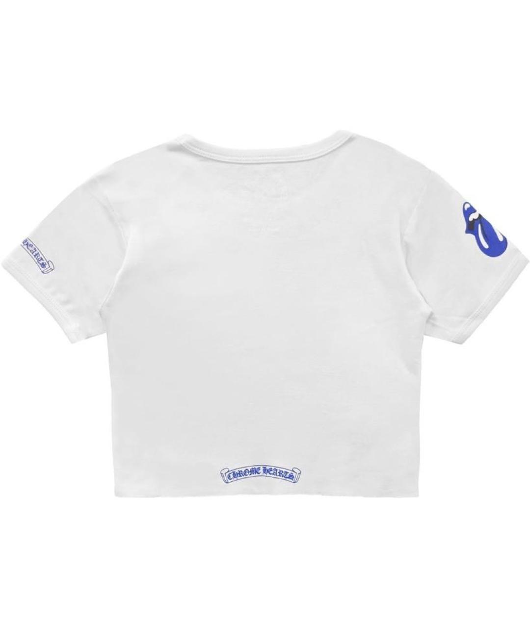 CHROME HEARTS Белая хлопковая футболка, фото 2