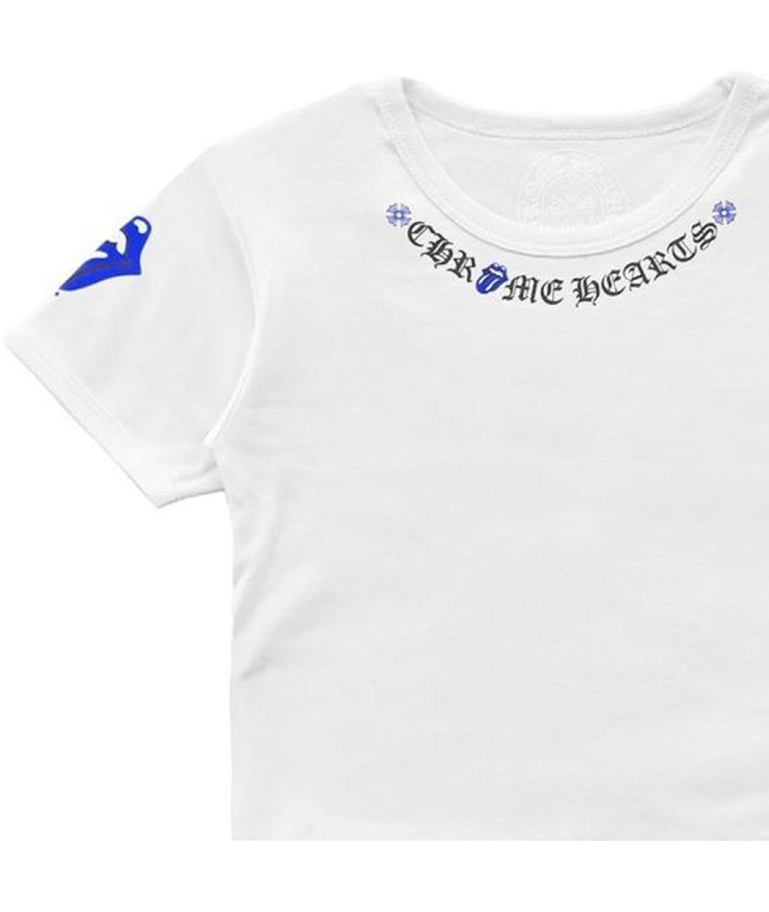 CHROME HEARTS Белая хлопковая футболка, фото 3