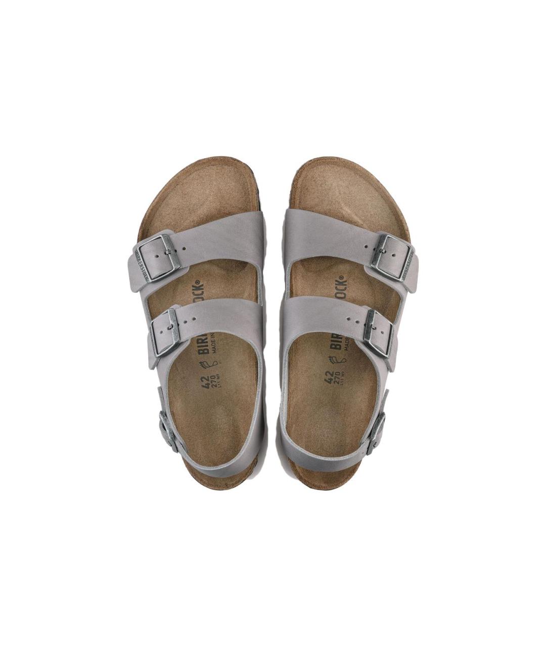 BIRKENSTOCK Серые сандалии, фото 4