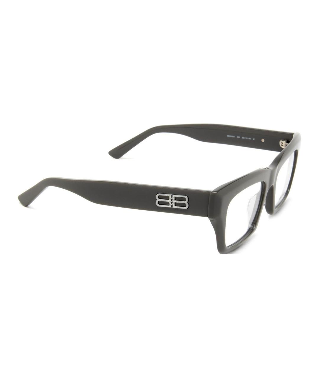 BALENCIAGA Серые пластиковые солнцезащитные очки, фото 4