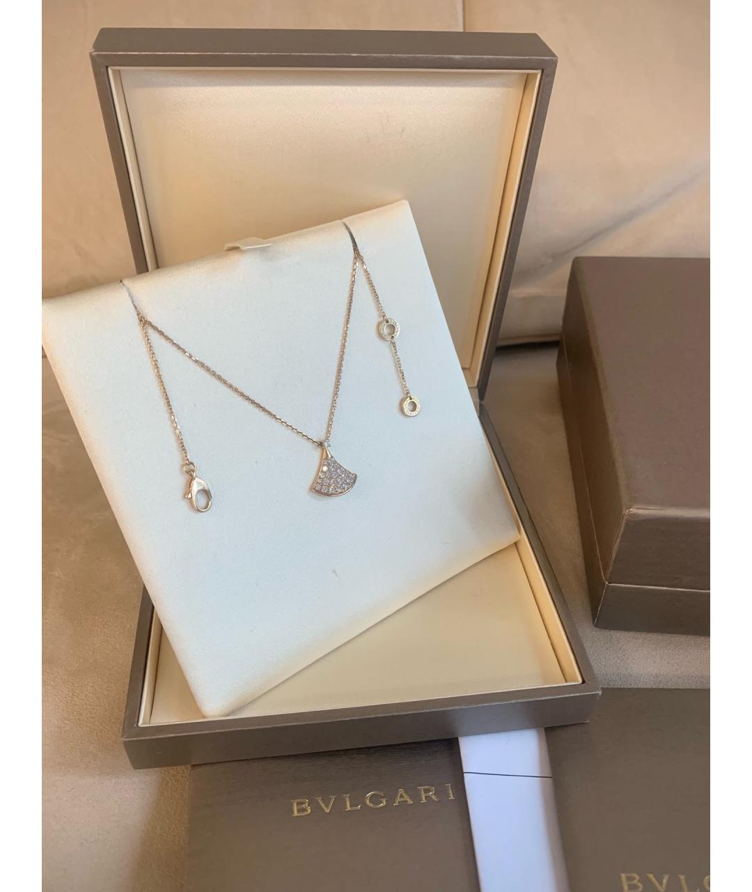 BVLGARI Золотое колье из розового золота, фото 3