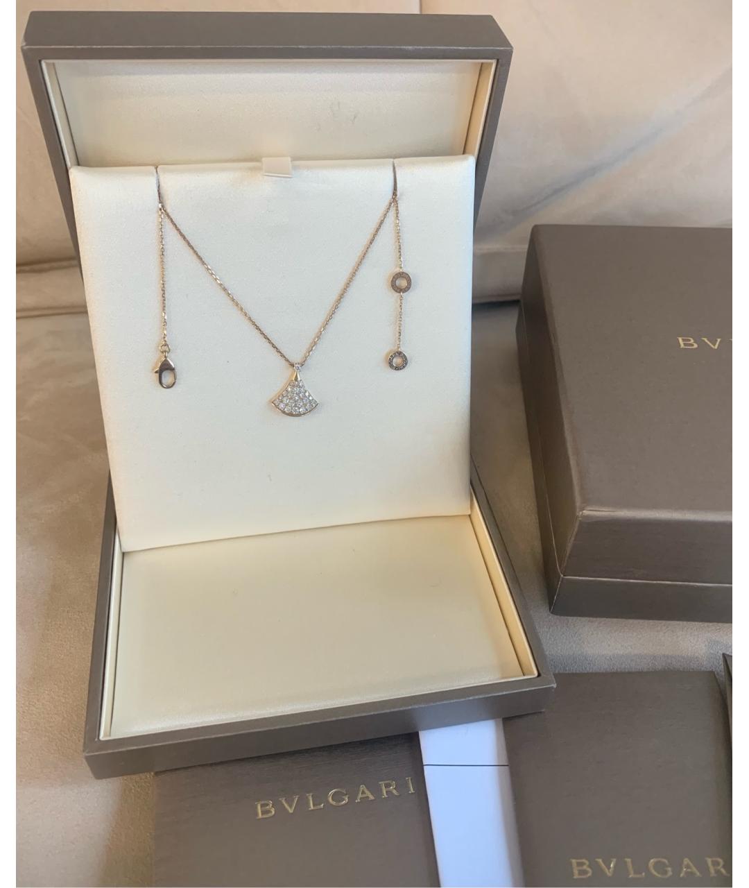 BVLGARI Золотое колье из розового золота, фото 10