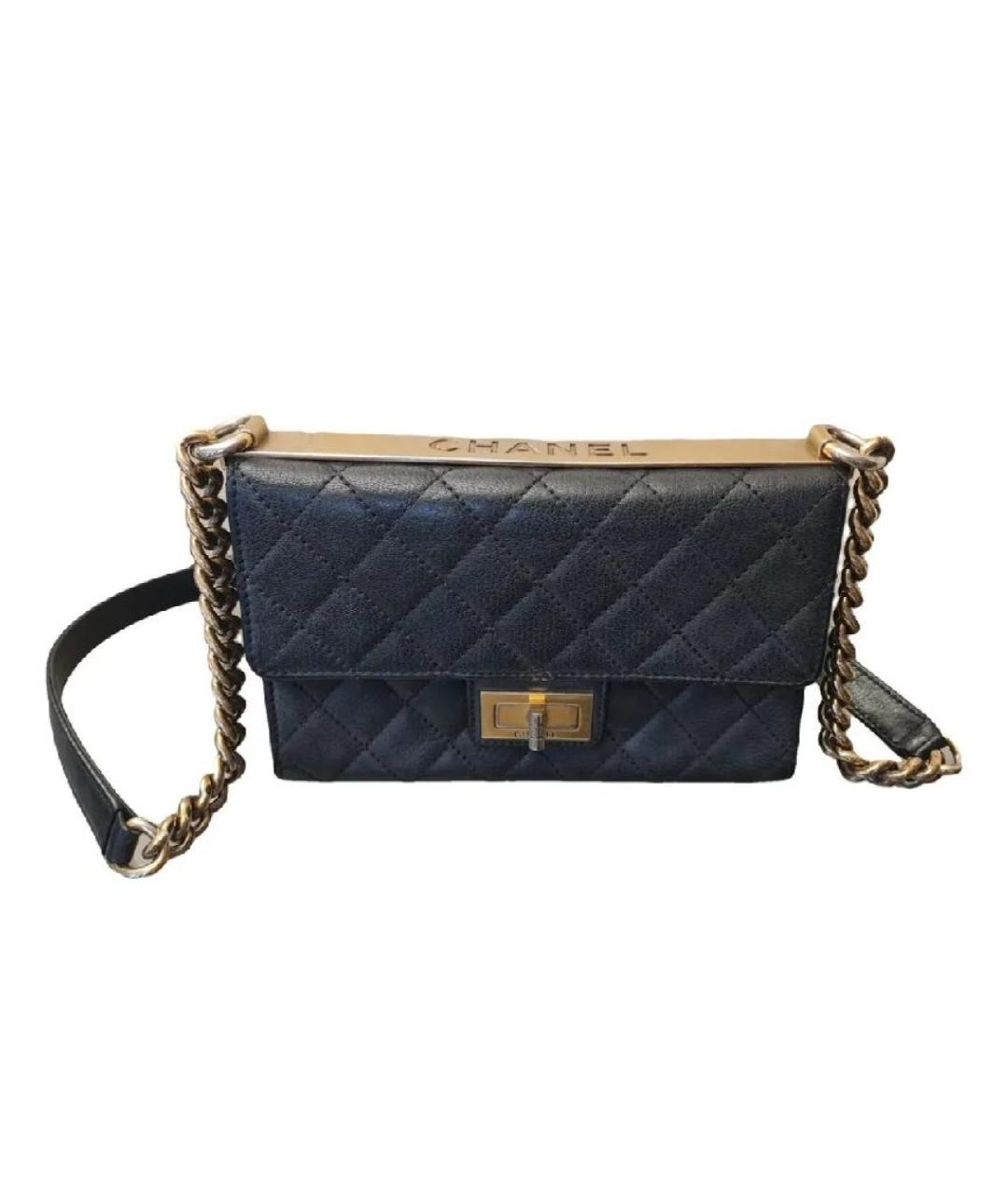 CHANEL Черная кожаная сумка через плечо, фото 10