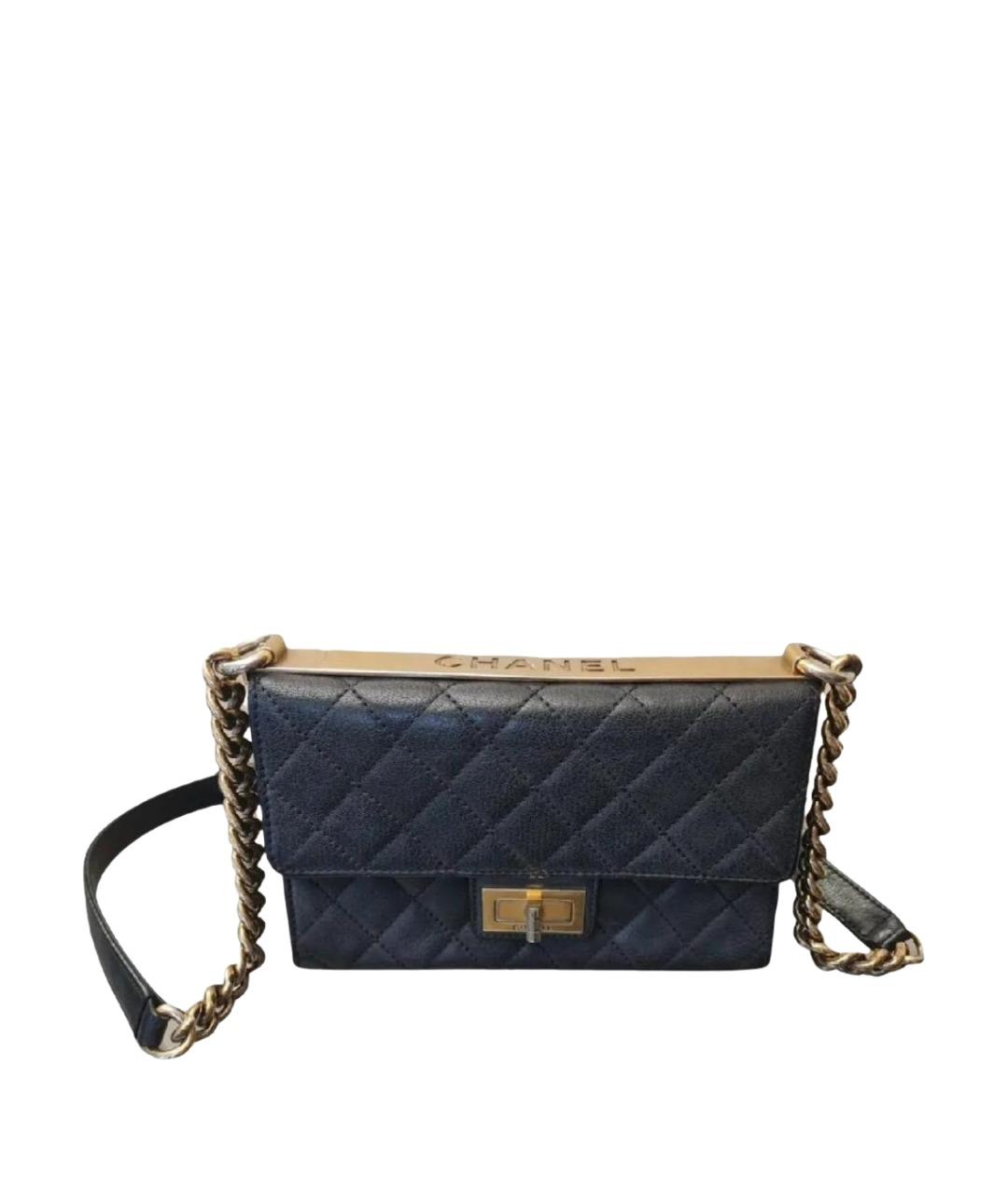 CHANEL Черная кожаная сумка через плечо, фото 1