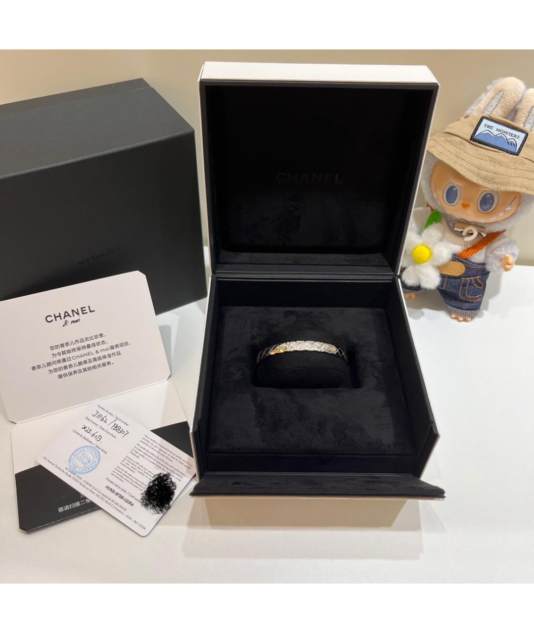 CHANEL Серебрянный браслет из белого золота, фото 2