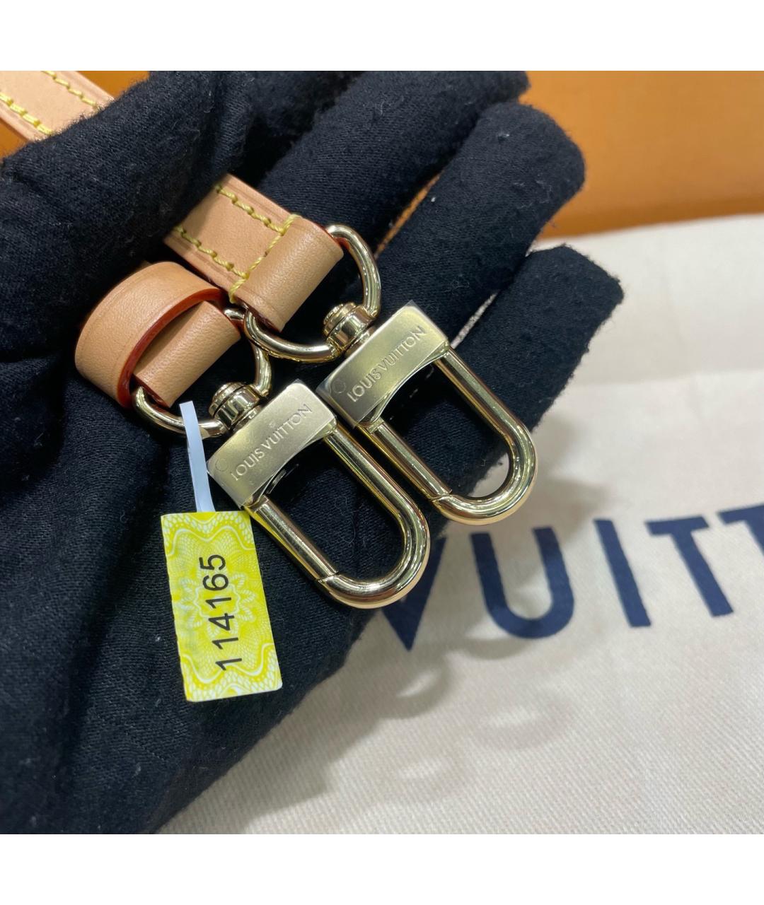 LOUIS VUITTON Коричневая сумка с короткими ручками, фото 8