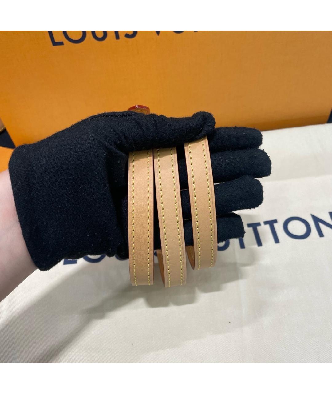 LOUIS VUITTON Коричневая сумка с короткими ручками, фото 7