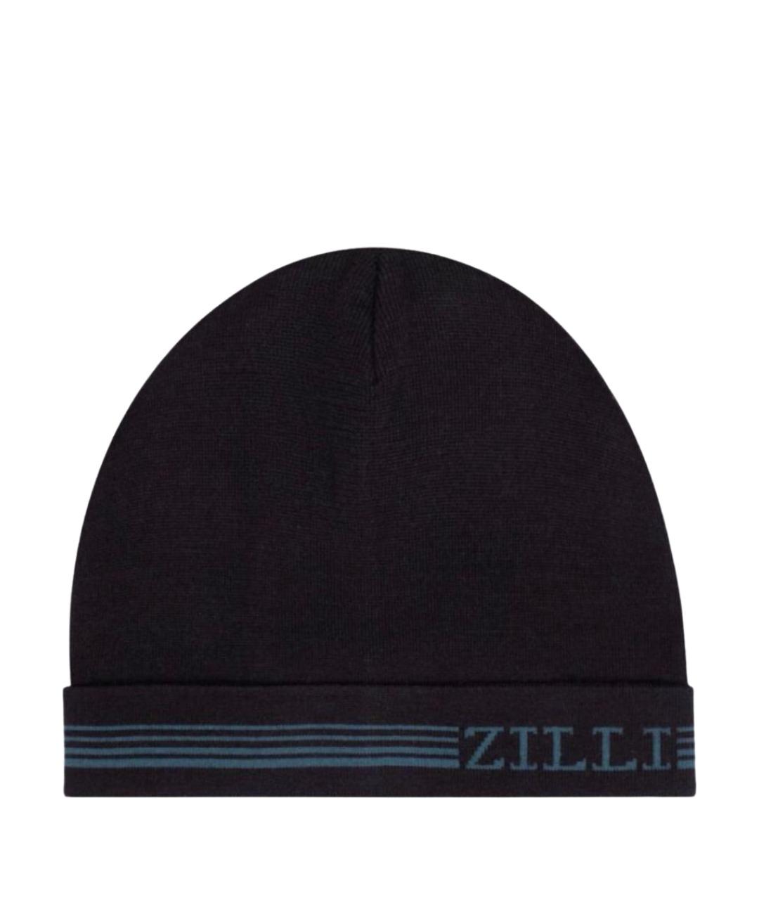 ZILLI Черная шапка, фото 1