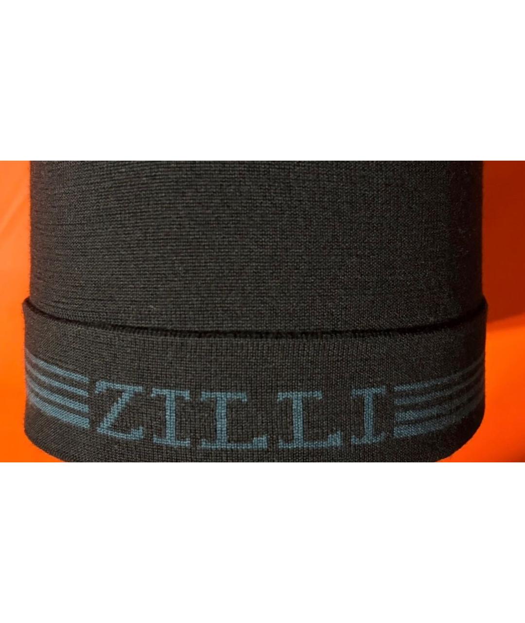 ZILLI Черная шапка, фото 3