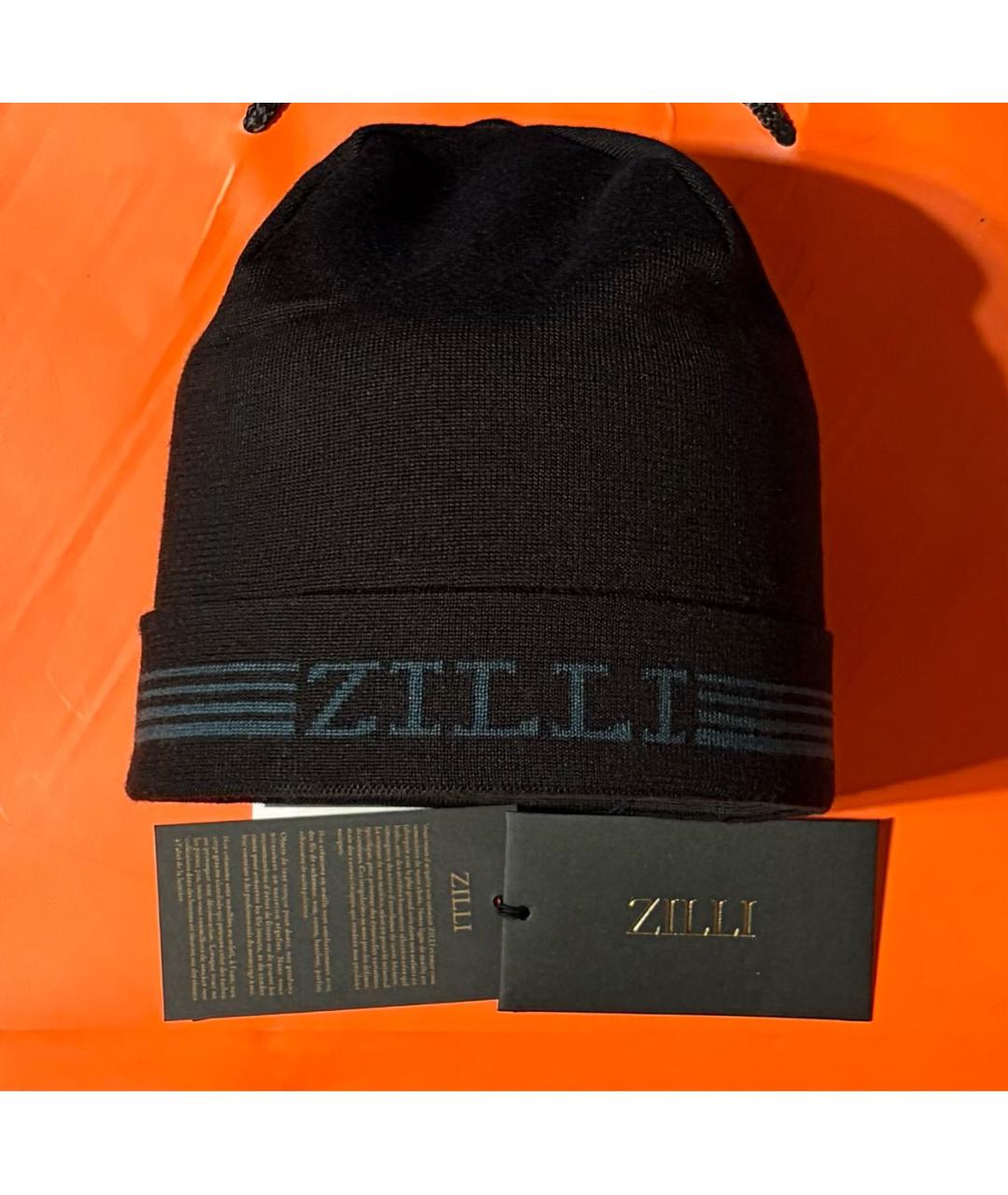 ZILLI Черная шапка, фото 7