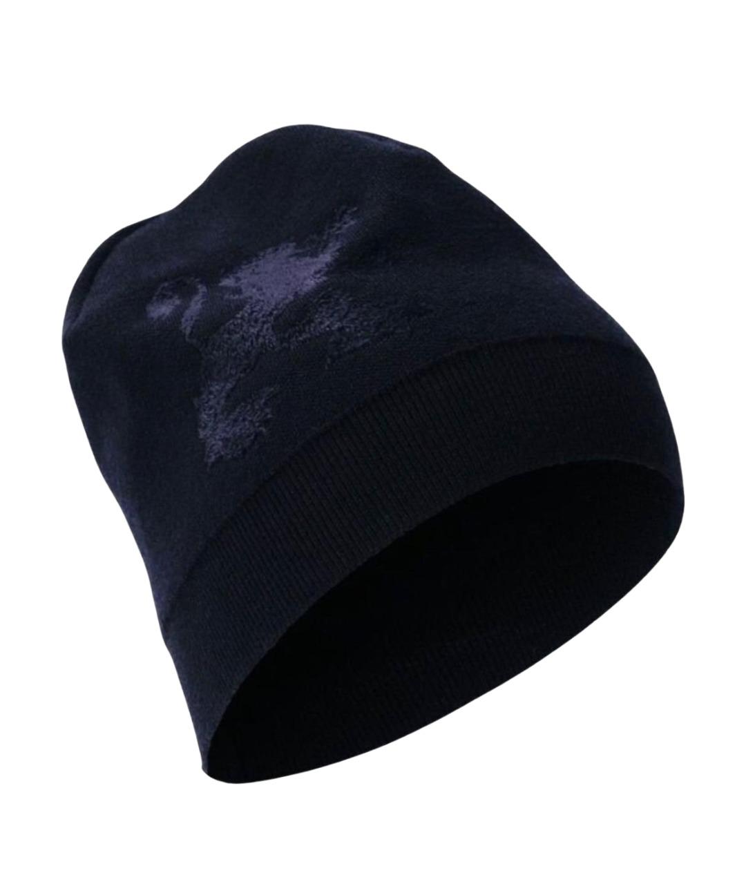 ZILLI Темно-синяя шапка, фото 1