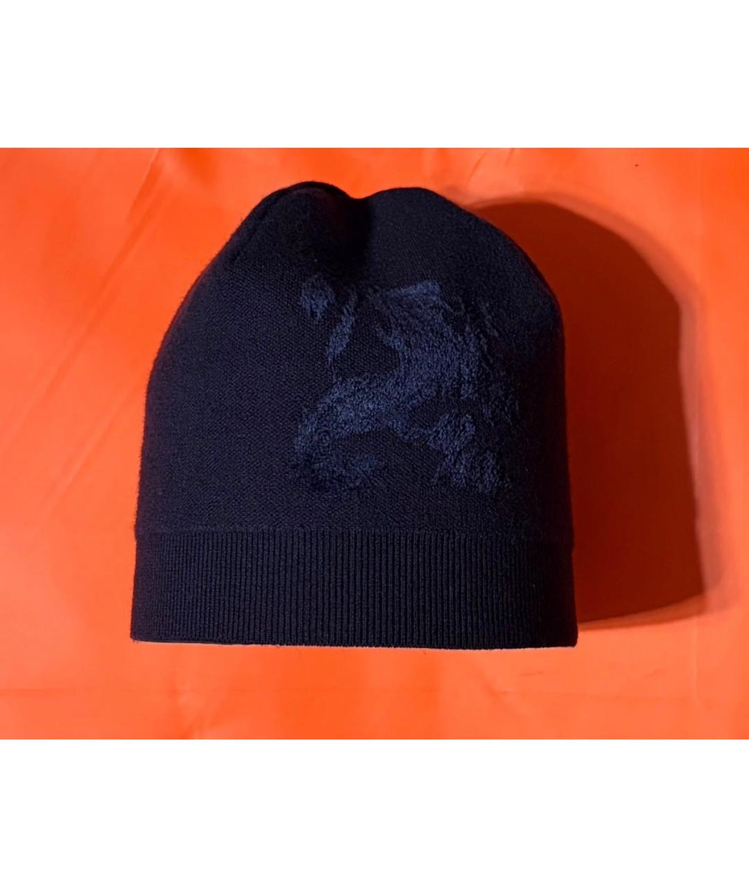 ZILLI Темно-синяя шапка, фото 2