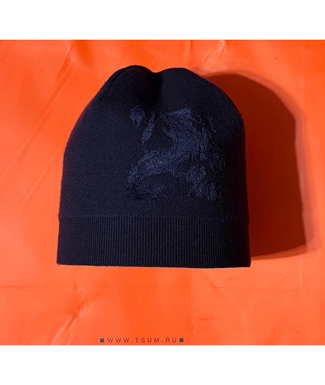 ZILLI Темно-синяя шапка, фото 7