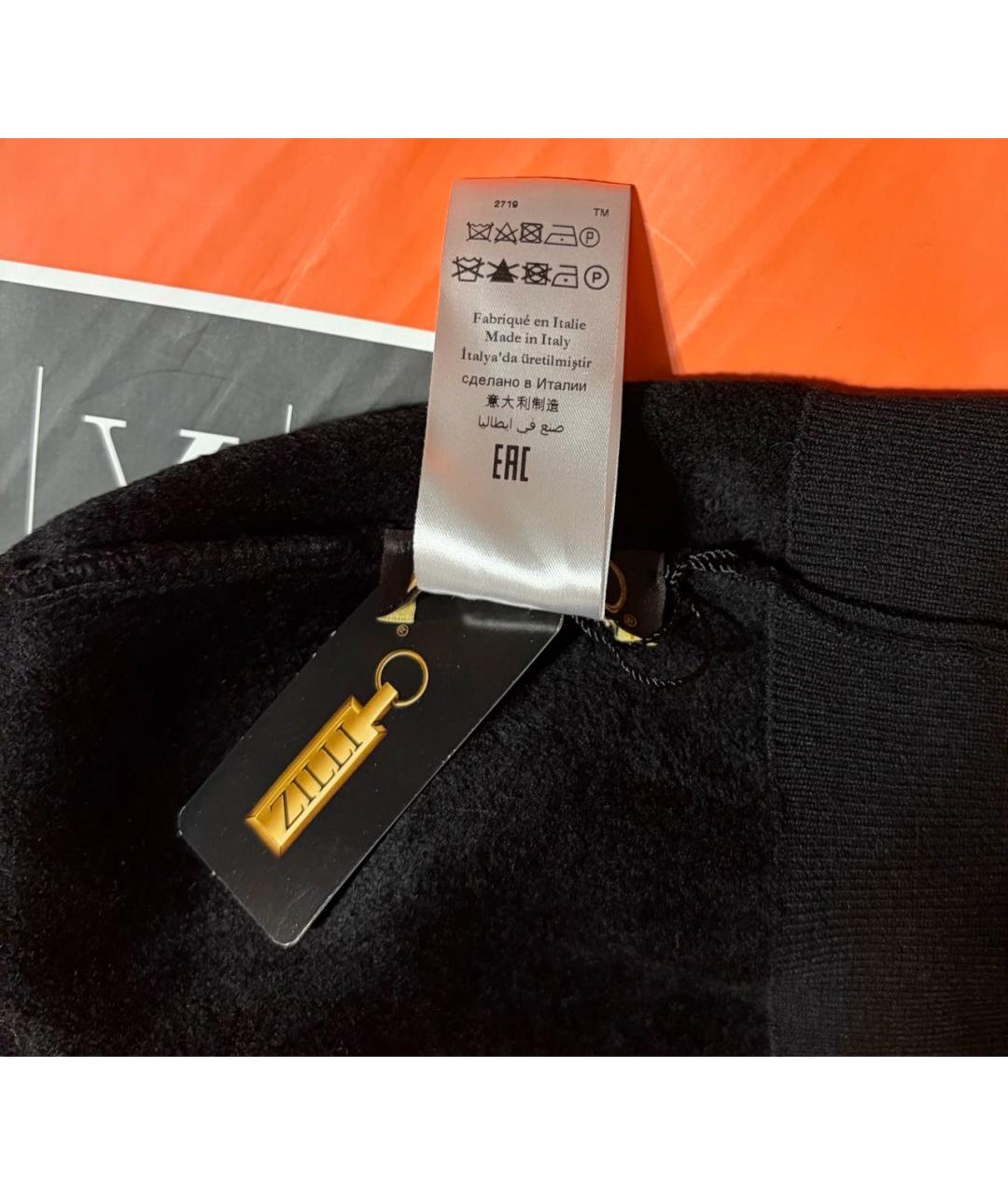 ZILLI Черная шапка, фото 6