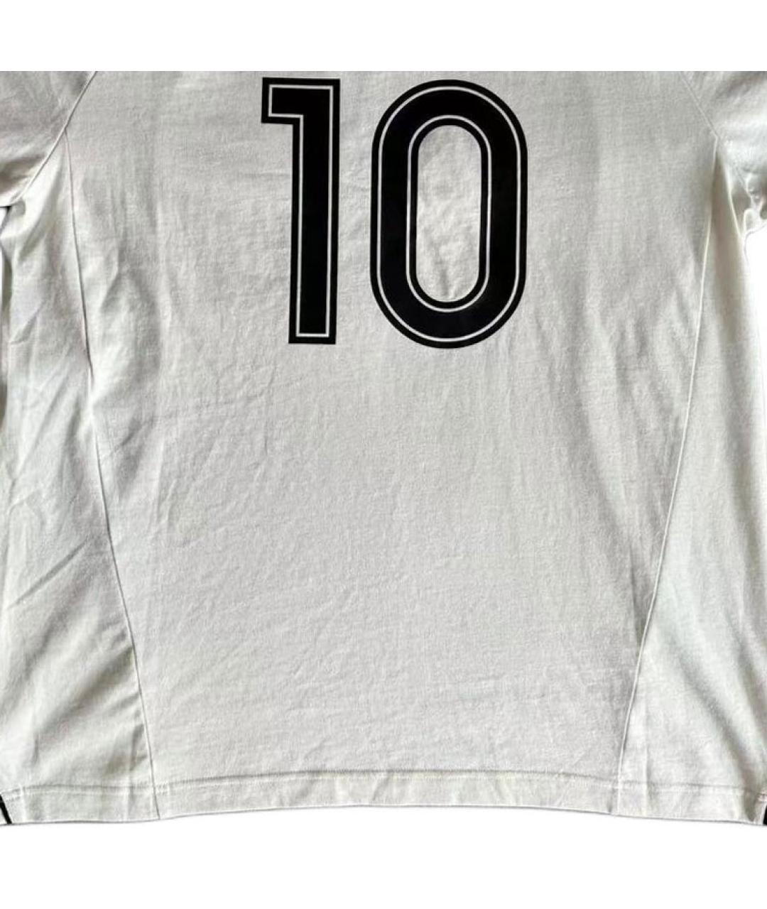 BALENCIAGA Белая хлопковая футболка, фото 5