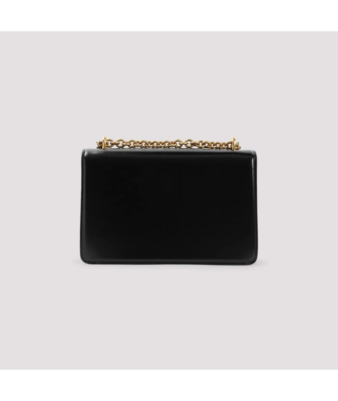 VALENTINO Черная кожаная сумка через плечо, фото 3