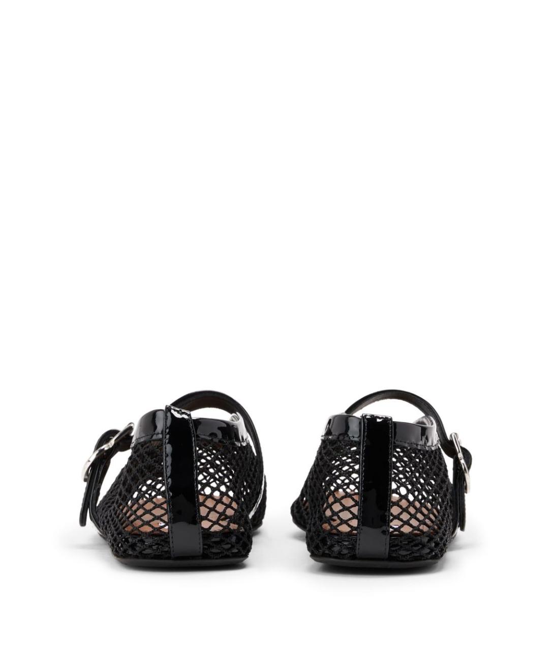 ALAIA Черные текстильные балетки, фото 3